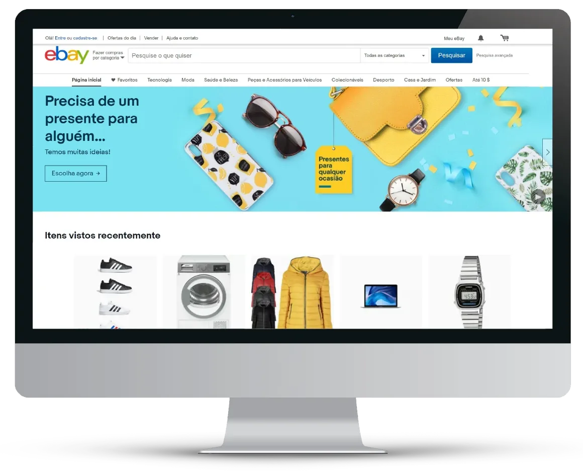E-bay, um dos maiores e-commerces do mundo